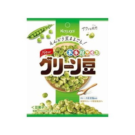 【12個セット】 春日井製菓 エコノミー グリーン豆 47g x12