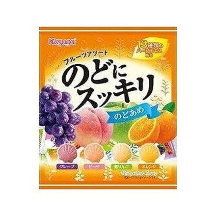 【単品12個セット】 春日井 のどにスッキリ フルーツアソート 47gx12 まとめ買い まとめ売り お徳用 大容量 セット販売