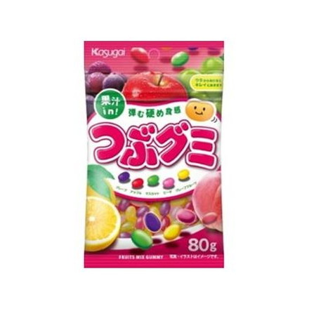 【6個セット】 春日井製菓 Jつぶグミ 80g x6