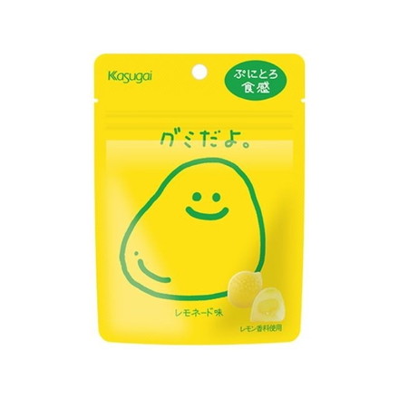 【単品6個セット】 春日井製菓 グミだよ レモネード味 60g