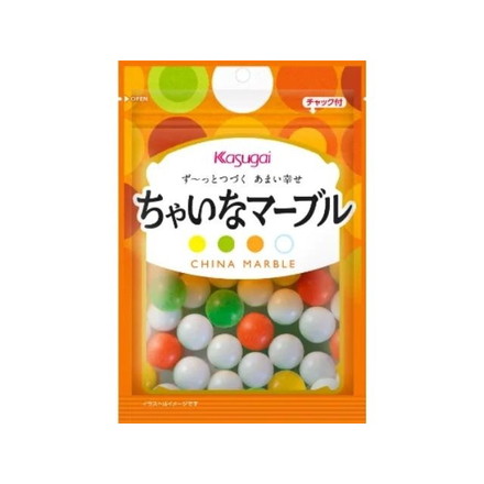 【単品12個セット】 春日井製菓 ちゃいなマーブル 71g
