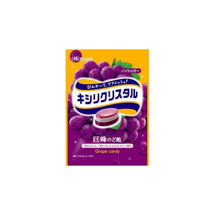 【単品9個セット】 春日井 キシリクリスタル 巨峰のど飴 33g