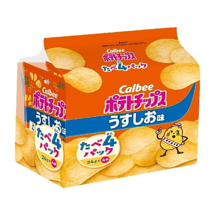 【単品8個セット】 カルビー ポテトチップス うすしお味たべよんパック 96g
