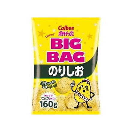 【12個セット】 カルビー ポテトチップス のりしお ビッグ 160g x12