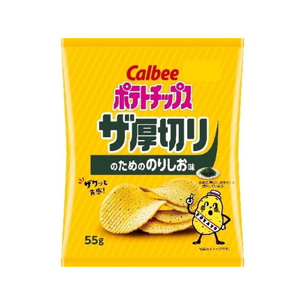 【単品12個セット】 カルビー ポテトチップスザ厚切りのりしお 55g