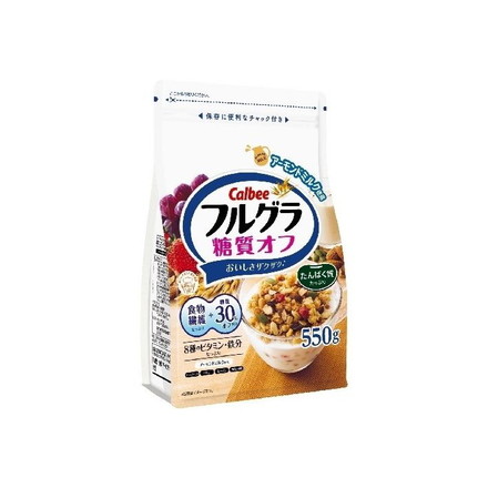 【単品6個セット】 カルビー フルグラ 糖質オフ 550g