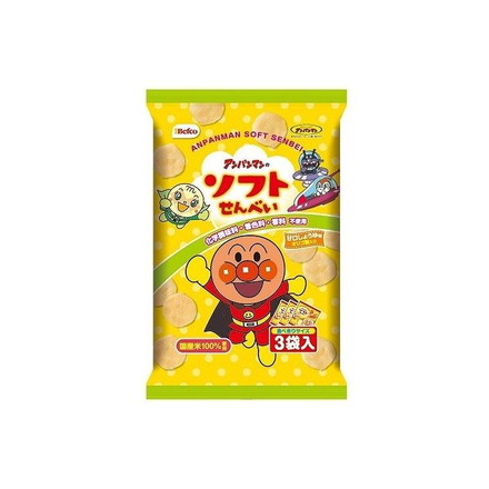【12個セット】 栗山米菓 アンパンマンのソフトせん 16gx3袋 x12 まとめ売り セット販売 お徳用 おまとめ品