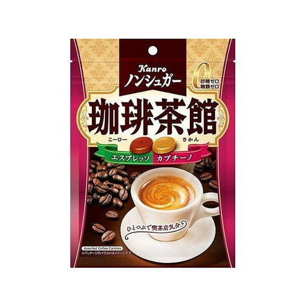 【6個セット】 カンロ ノンシュガー珈琲茶館 72g x6 まとめ買い まとめ売り お徳用 大容量 セット販売