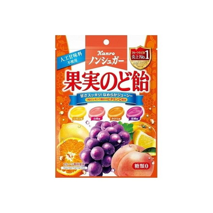 【6個セット】 カンロ ノンシュガー 果実のど飴 90g x6 まとめ売り セット販売 お徳用 おまとめ品