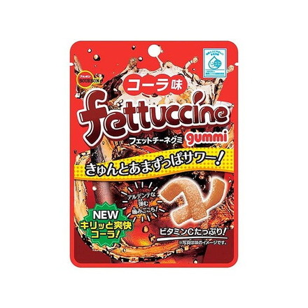 【10個セット】 ブルボン フェットチーネグミ コーラ味 50g x10
