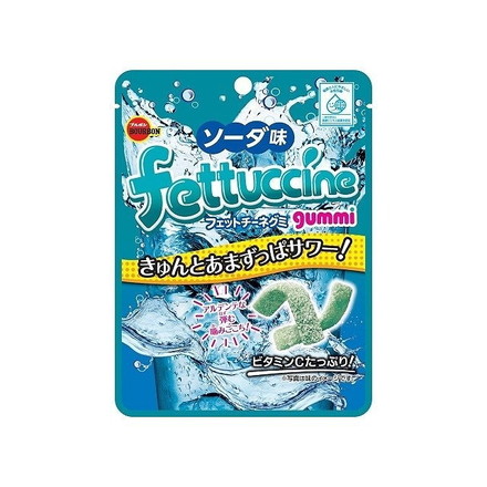 【単品10個セット】 ブルボン フェットチーネグミ ソーダ味 50gx10 まとめ買い まとめ売り お徳用 大容量 セット販売 グミ