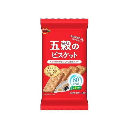 【6個セット】 ブルボン 五穀のビスケット 32枚 x6