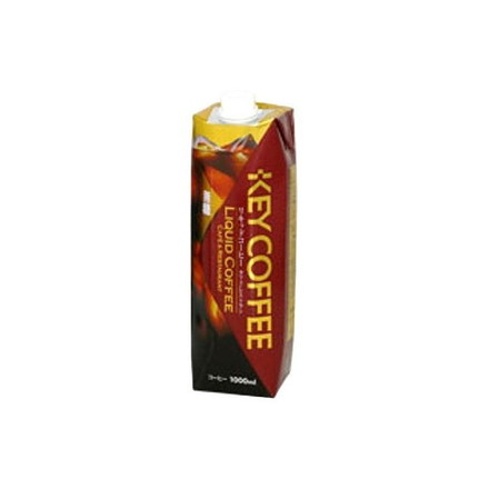【6個セット】 キーコーヒー リキッドコーヒー テトラプリズマ無糖 1000ml x6 まとめ売り セット販売 お徳用 おまとめ品