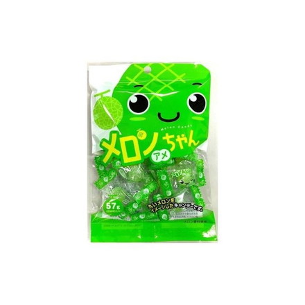 【単品10個セット】 川口製菓 メロンアメちゃん 57g