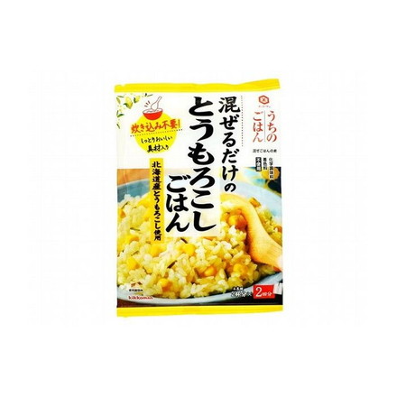 【10個セット】 キッコーマン うちのごはん とうもろこしごはん 54gx2袋 x10コ