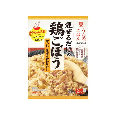 【単品10個セット】 キッコーマン うちのごはん混ごはん鶏ごぼう 70g