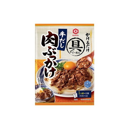 【単品10個セット】 キッコーマン 具麺 牛だし肉ぶっかけ 100g