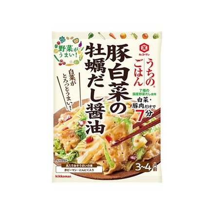 【単品10個セット】 キッコーマン 豚白菜の牡蠣だし醤油 72g