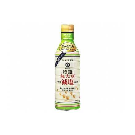 【まとめ買い】 キッコーマン食品(株) キッコーマン 新鮮特選丸大豆減塩しょうゆ 450ml x12個セット 業務用 備蓄