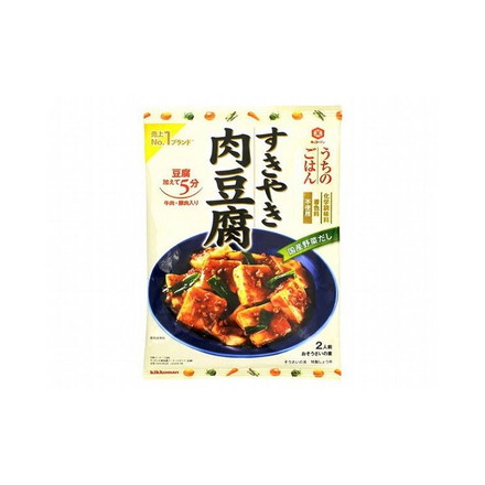 【まとめ買い】 キッコーマン うちのごはんすきやき肉豆腐 140g x10個セット 食品 まとめ セット セット買い 業務用