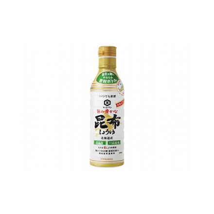 【まとめ買い】 キッコーマン いつでも新鮮旨み豊昆布醤油 450ml x12個セット 食品 まとめ セット セット買い 業務用