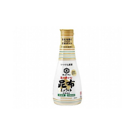 【まとめ買い】 キッコーマン 旨み豊かな 昆布しょうゆ 200ml x6個セット 食品 まとめ セット セット買い 業務用