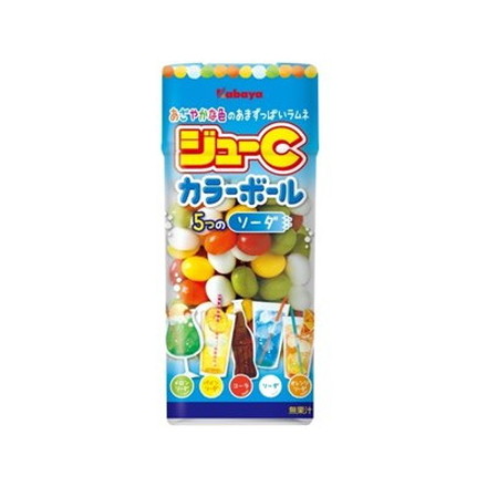カバヤ ジューCカラーボール ソーダ 35g x10 10個セット