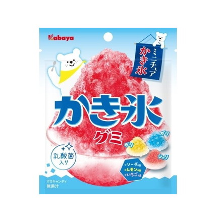 【単品10個セット】 カバヤ かき氷グミ 55g