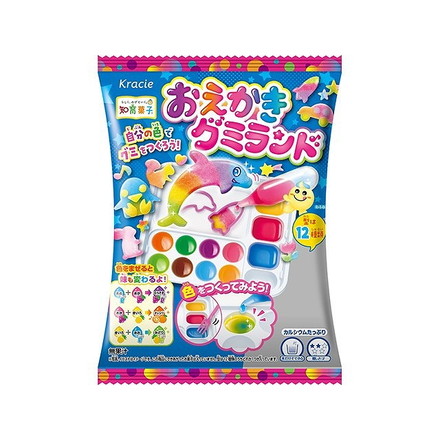 【単品7個セット】 クラシエ カラフルピースおえかきグミランド 27gx7 グミ