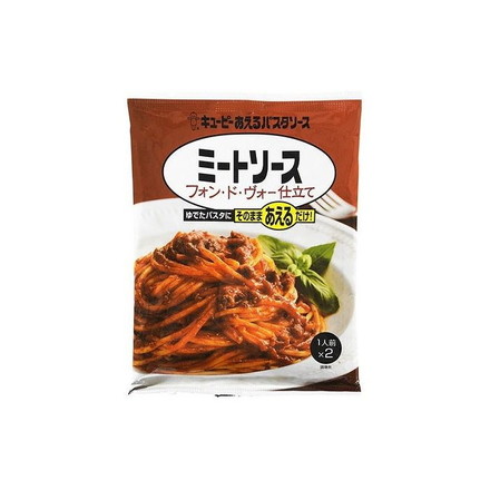 【6個セット】 キューピー あえるパスタソース ミートソースフォンドヴォー 80gX2 x6 セット まとめ売り セット販売 お徳用 おまとめ品