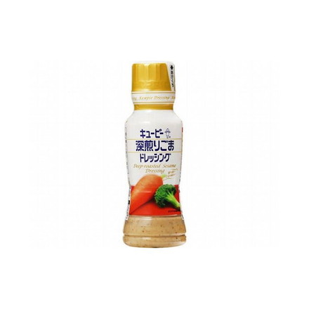 【まとめ買い】 QP 深煎りごまドレッシング 180ml x12個セット 食品 まとめ セット セット買い 業務用