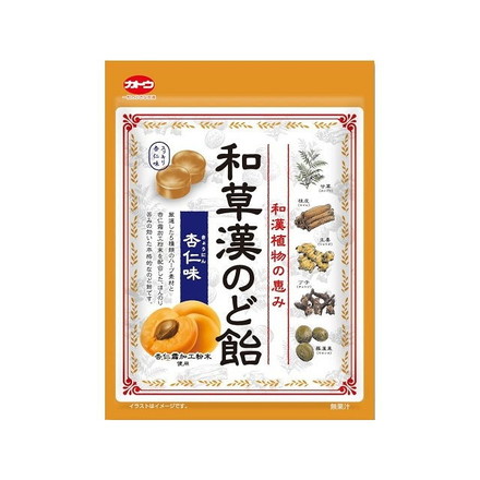 【単品10個セット】 加藤製菓 和草漢のど飴 杏仁味 54gx10 まとめ買い まとめ売り お徳用 大容量 セット販売