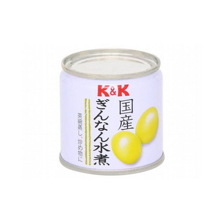【まとめ買い】 K&K 国産 ぎんなん水煮 EO SS2号缶 x6個セット 食品 まとめ セット セット買い 業務用