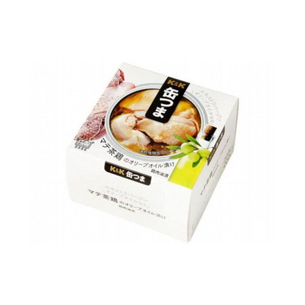 【まとめ買い】 K&K 缶つま マテ茶鶏オリーブオイル漬 携帯缶 x12個セット 食品 まとめ セット セット買い 業務用