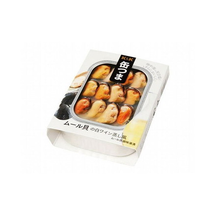 【まとめ買い】 K&K 缶つまレストラン ムール貝の白ワイン蒸風 95g x6個セット 食品 まとめ セット セット買い 業務用