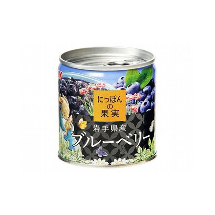 【まとめ買い】 KK にっぽんの果実 岩手県産ブルーベリー EO M2号缶 x12個セット 食品 まとめ セット セット買い 業務用