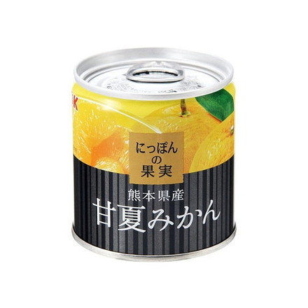 【24個セット】 K&K にっぽんの果実 熊本産 甘夏みかん EO M2号缶 x24 まとめ買い まとめ売り お徳用 大容量 セット販売
