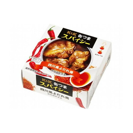 【6個セット】 K&K 缶つま 四川風よだれ鶏 75gx6コ