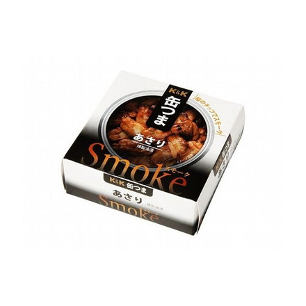 【12個セット】 K&K 缶つまSmoke あさり 40g x12コ