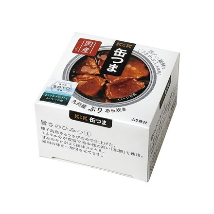 【単品6個セット】 K&K 缶つま 九州産 ぶりあら炊き 150gx6 まとめ買い まとめ売り お徳用 大容量 セット販売 おつまみ
