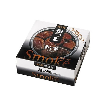 【単品6個セット】 K&K 缶つまSmoke あい鴨 70gx6 まとめ買い まとめ売り お徳用 大容量 セット販売 おつまみ