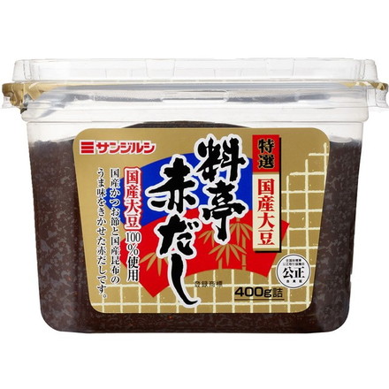 【単品8個セット】 サンジルシ 特選料亭赤だし 400g