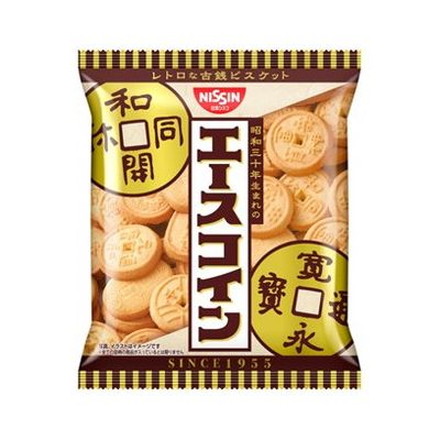 【10個セット】 日清シスコ エースコイン 80g x10