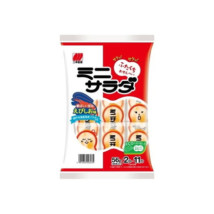 【単品16個セット】 三幸製菓 ミニサラダえびしお味 56g