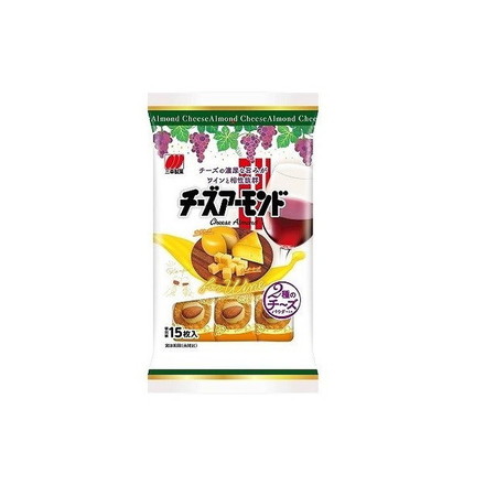 【16個セット】 三幸製菓 チーズアーモンド 15枚 x16