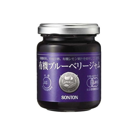 【6個セット】 ソントン 有機ブルーベリージャム 瓶 145g x6 まとめ売り セット販売 お徳用 おまとめ品