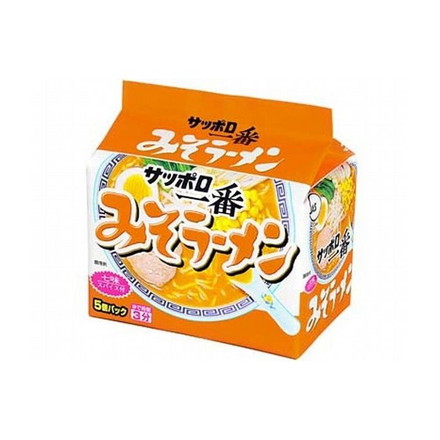 【6個セット】 サンヨー食品 サッポロ一番 味噌ラーメン 5食 x6コ