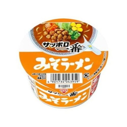【12個セット】 サンヨー食品 サッポロ一番 みそラーメン ミニどんぶり 46g x12 まとめ売り セット販売 お徳用 おまとめ品