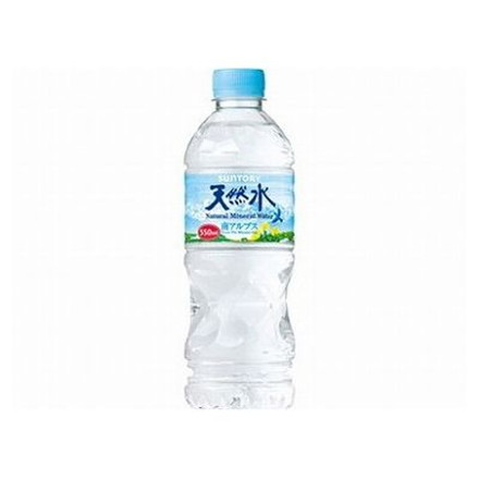 【24個セット】 サントリー 天然水 ペット 550ml x24