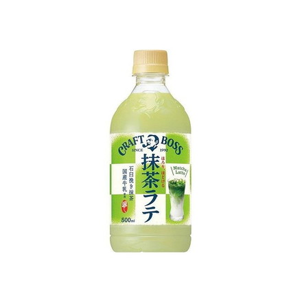 【24個セット】 サントリー クラフトボス 抹茶ラテ ペット 500ml x24 まとめ売り セット販売 お徳用 おまとめ品